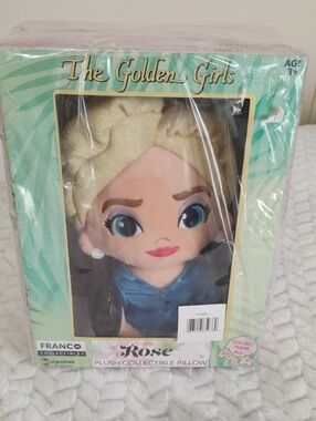 The Golden Girls "Rose" Plush Collectible Pillow - Blue